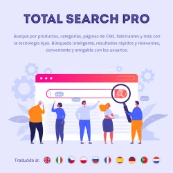 Total Search Pro: productos, categorías, CMS y más