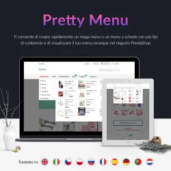 Pretty Menu - Generatore avanzato di menu PrestaShop