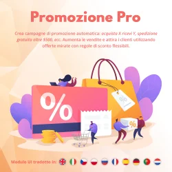 Presentazione del modulo di promozione PrestaShop