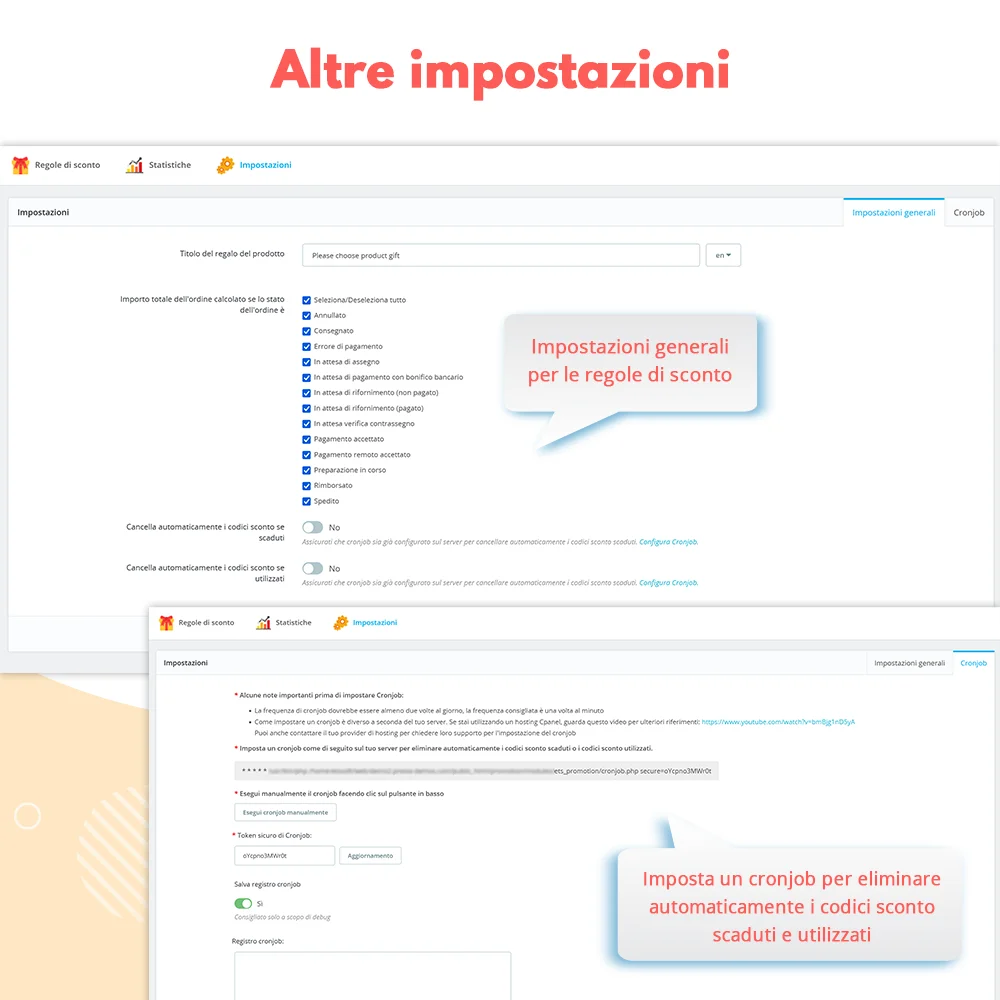 Presentazione del modulo di promozione PrestaShop