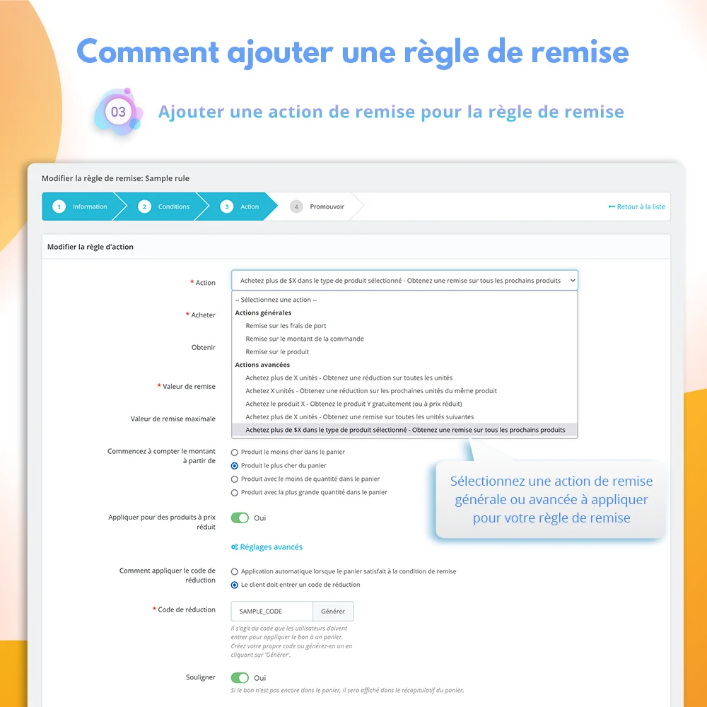 Présentation du module de promotion PrestaShop