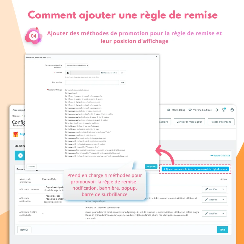 Présentation du module de promotion PrestaShop