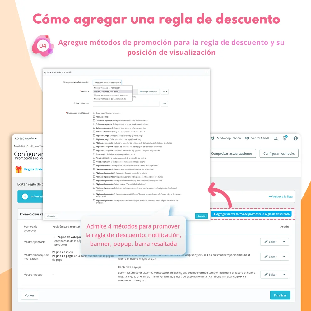 Presentación del módulo de promoción de PrestaShop