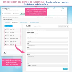 Configuración de tickets: crear formularios y campos ilimitados en cada formulario