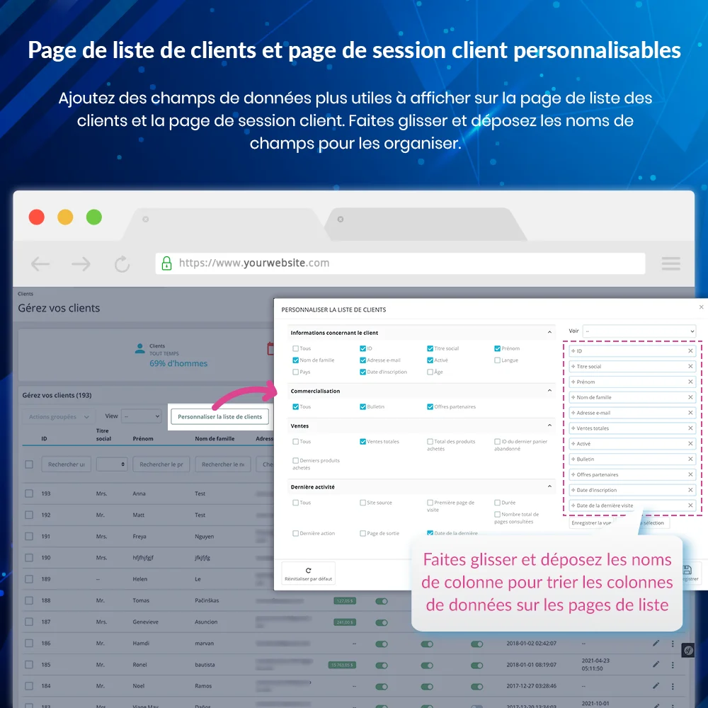 Introduce PrestaShop customer tracking module