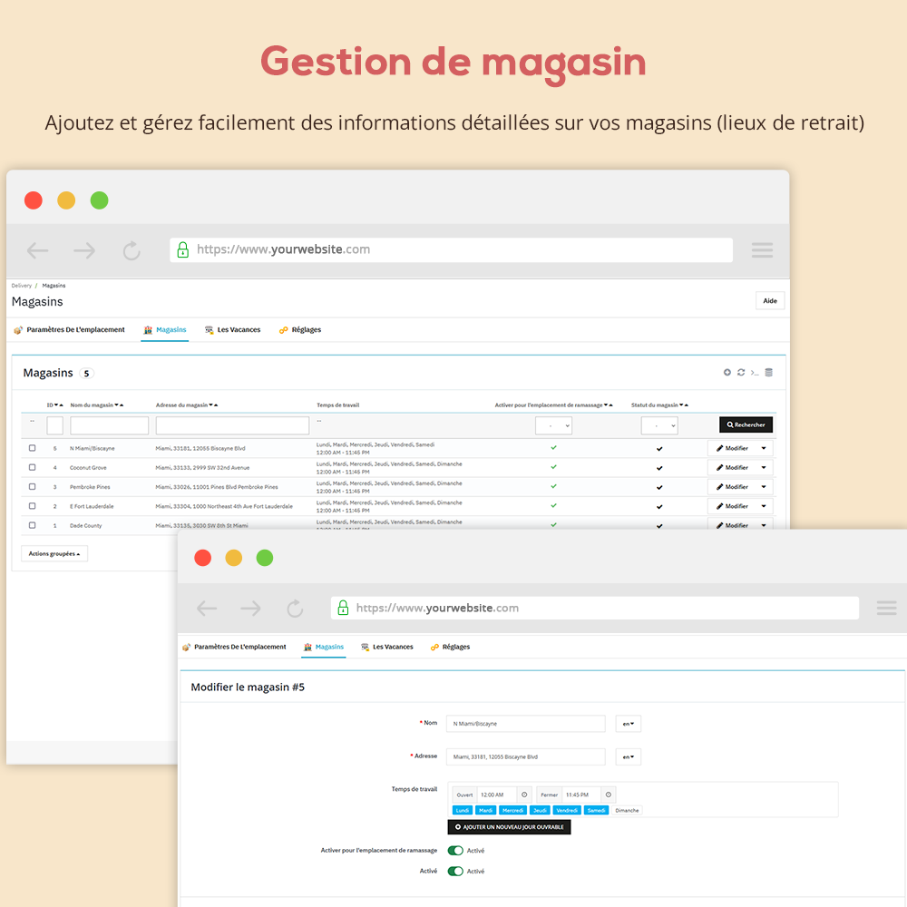 Présentation du module de retrait en magasin et de livraison locale de Prestashop