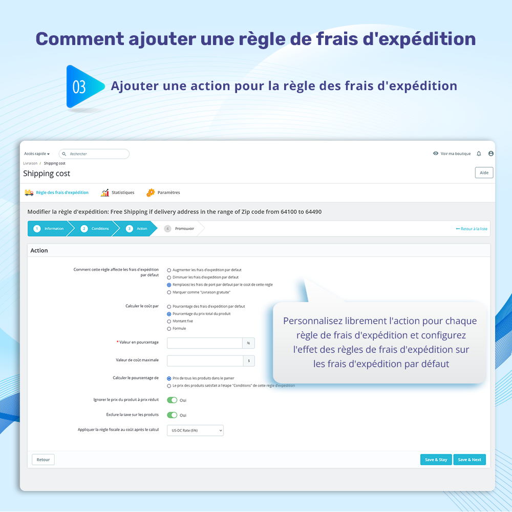 Présentation du module de frais de livraison PrestaShop