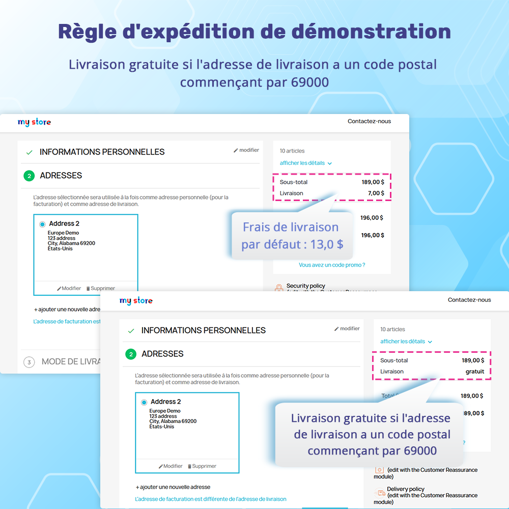 Présentation du module de frais de livraison PrestaShop