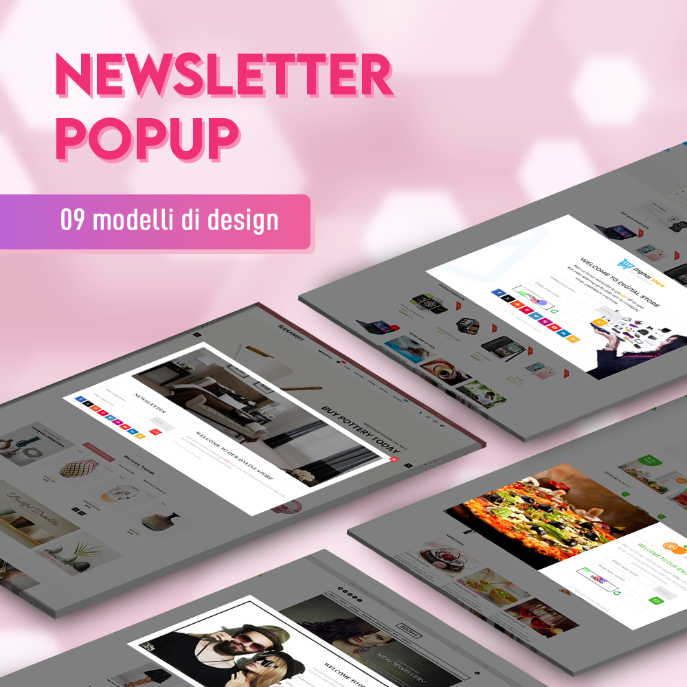 Presentazione del modulo Popup Newsletter PrestaShop