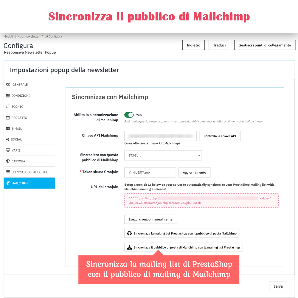 Presentazione del modulo Popup Newsletter PrestaShop