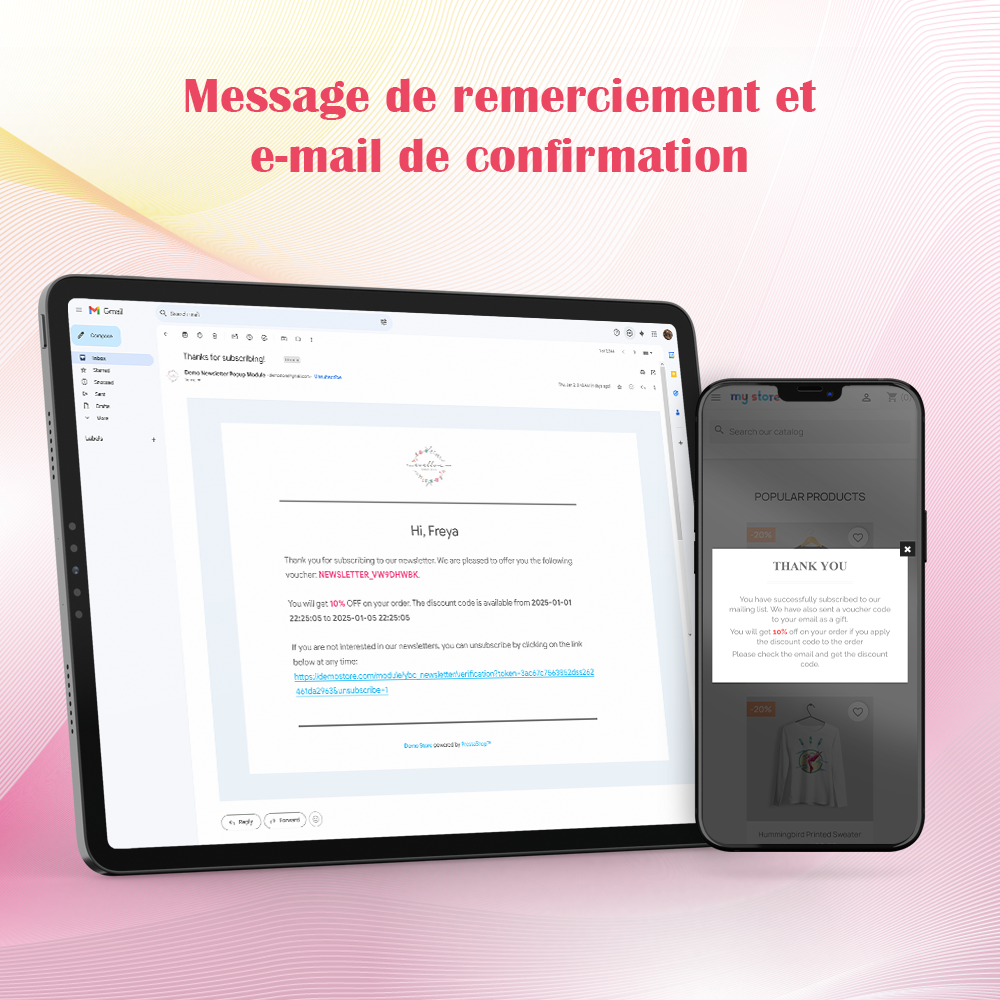 Présentation du module Popup Newsletter PrestaShop