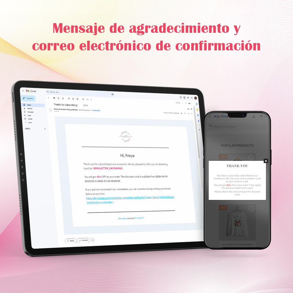 Introducción al módulo Popup de Boletín PrestaShop