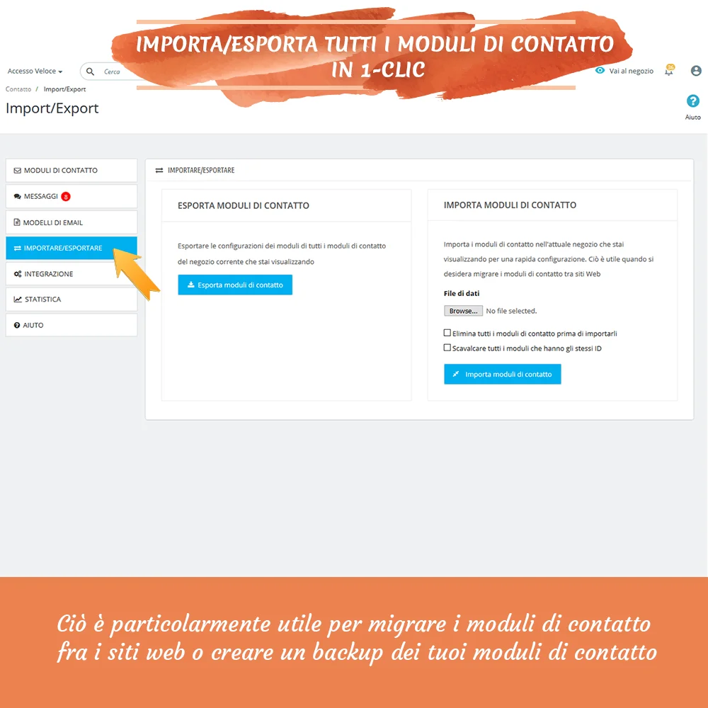 Presentazione di "Contact Form 7": Potente modulo di modulo di contatto PrestaShop