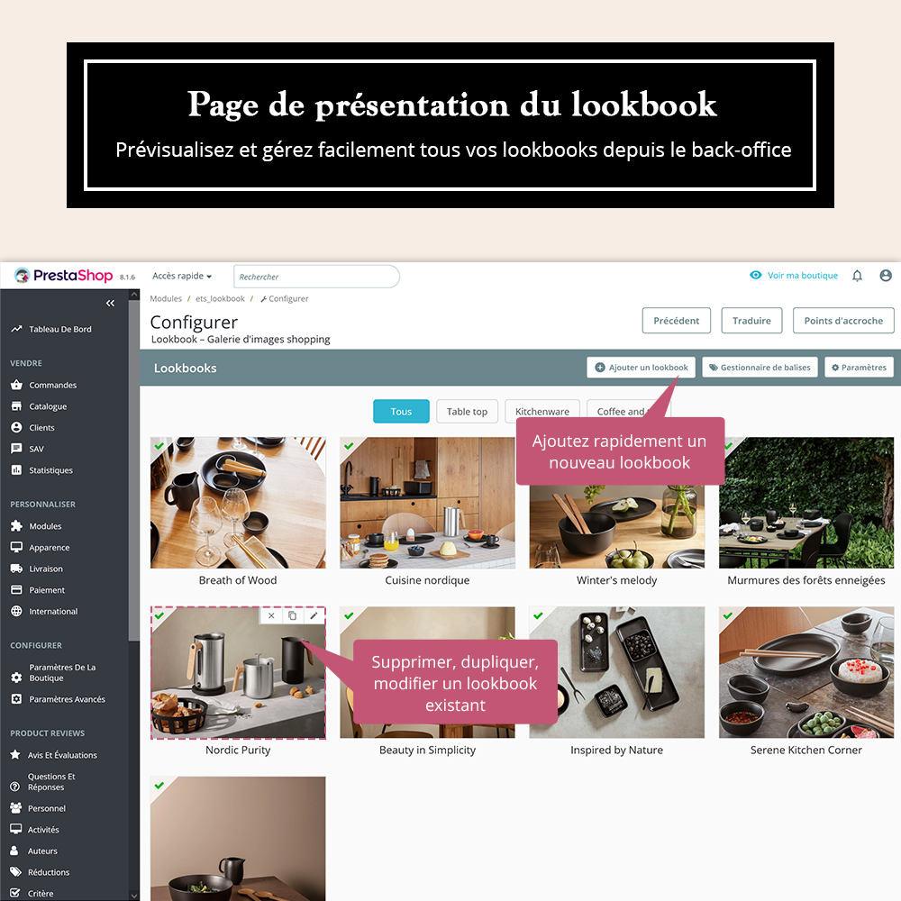 Introduce PrestaShop product collection showcase module
