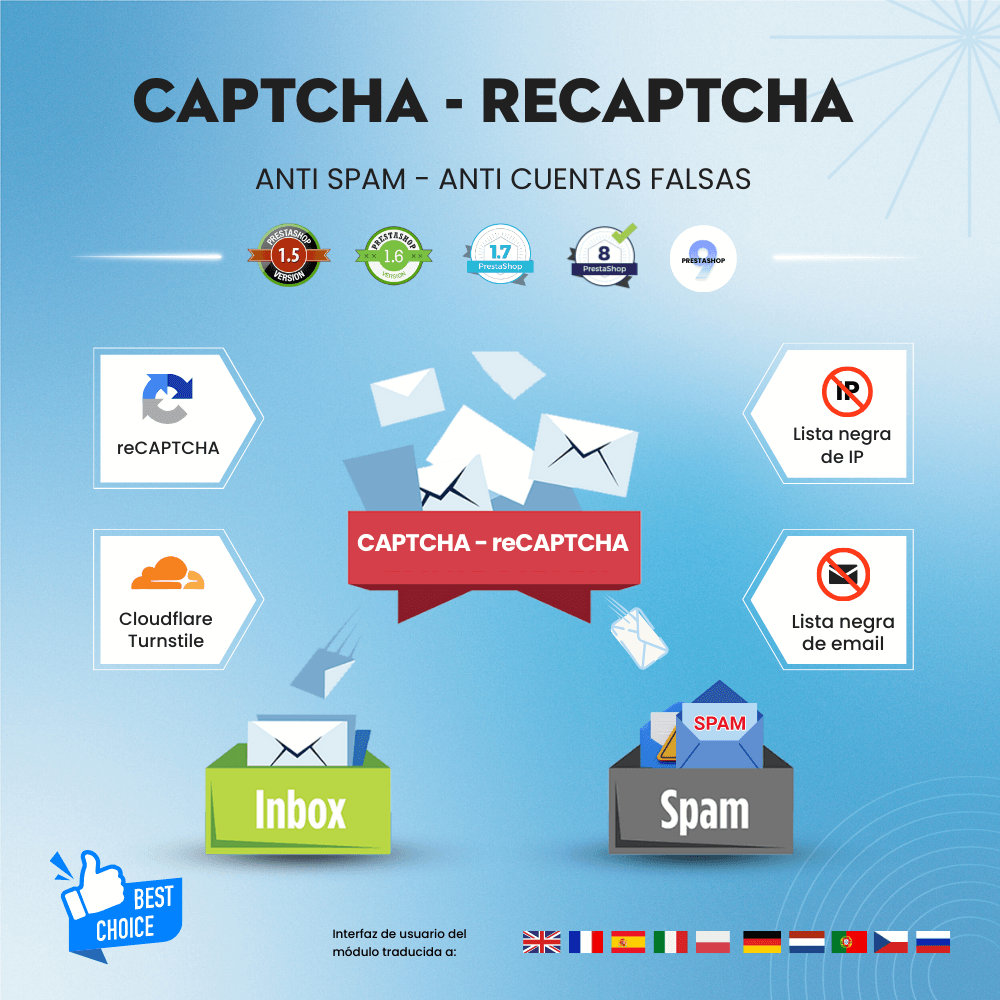 CAPTCHA - reCAPTCHA - Anti spam - Anti cuentas falsas