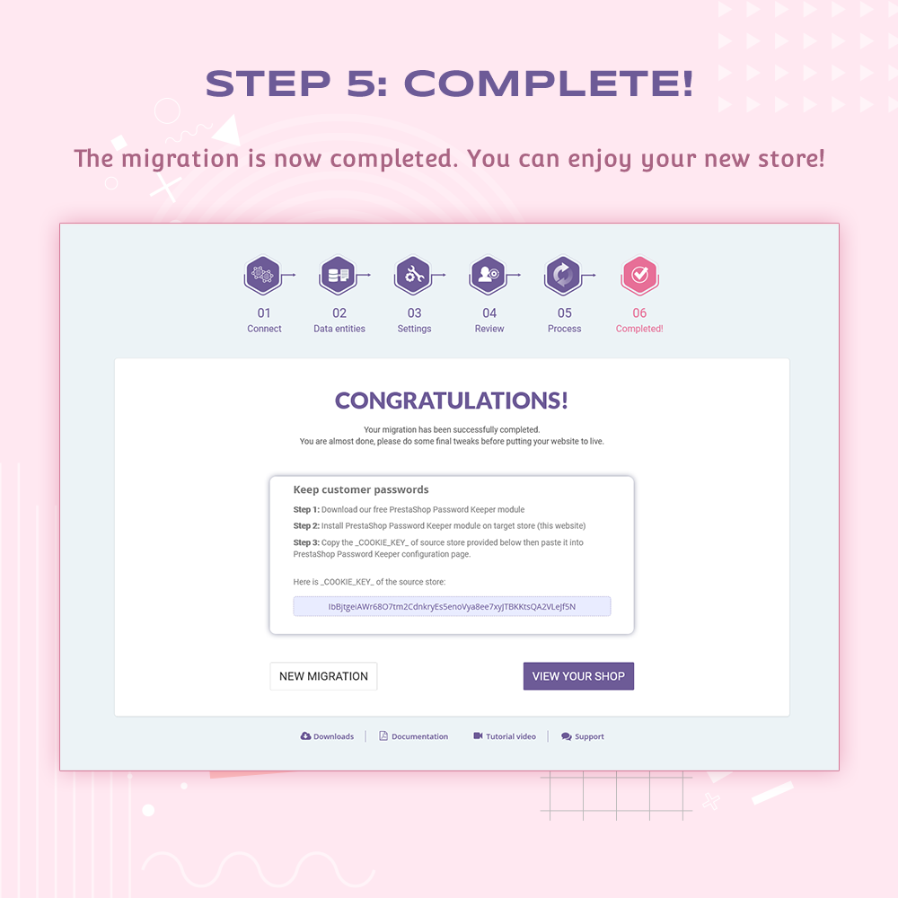 Customers' feedback about our PrestaShop migration module