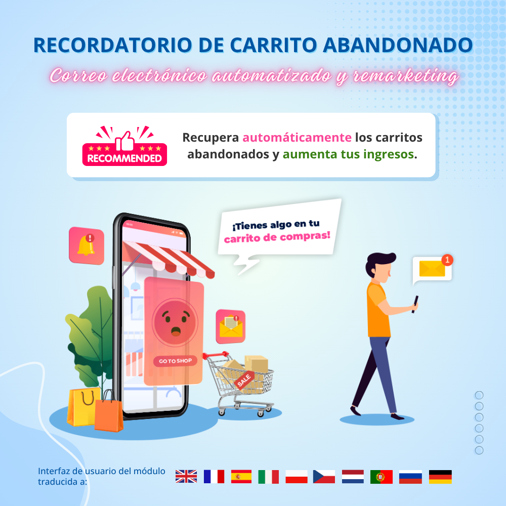 Recordatorio de Carrito Abandonado: Email y Remarketing