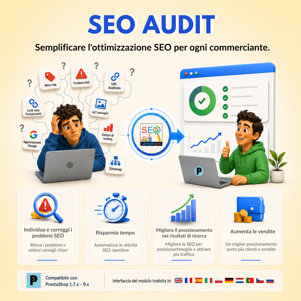 SEO Audit - Analisi SEO, URL, Immagine & Sitemap