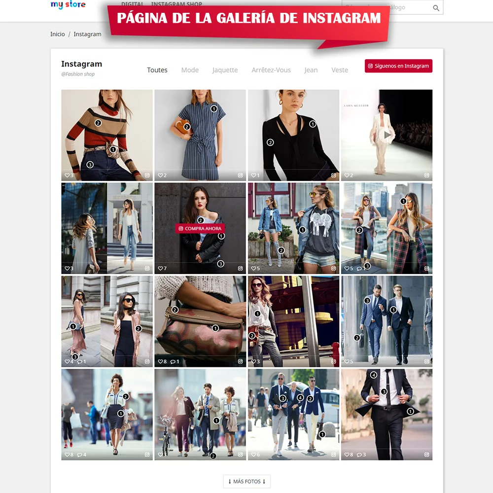 Presentar el módulo de Instagram para PrestaShop