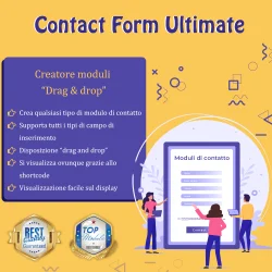 Contact Form Ultimate: Arrastra y suelta formularios
