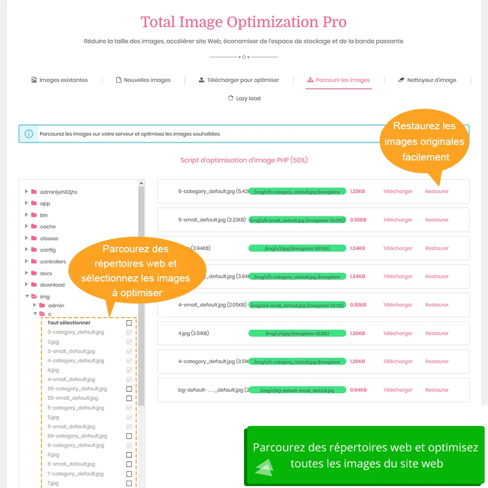 Présenter le module de compression d'images PrestaShop