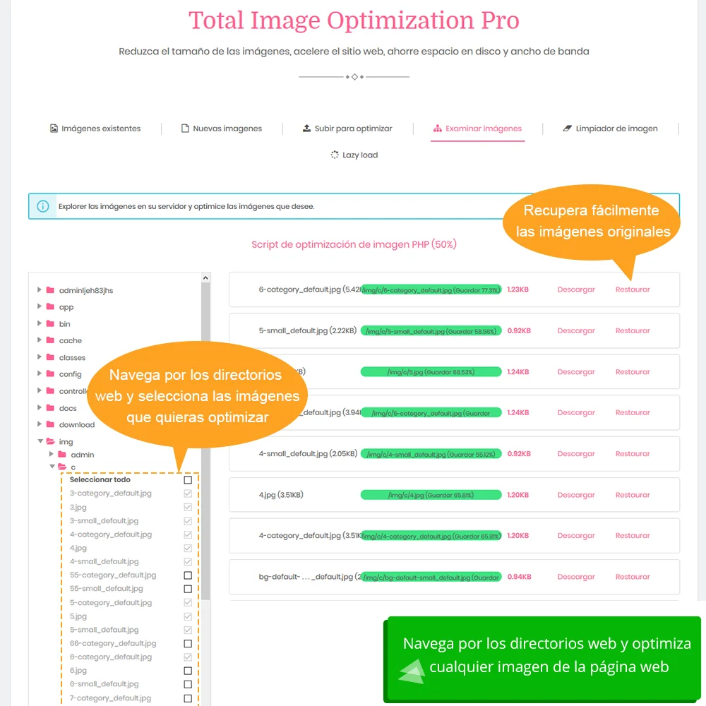 Presentar el módulo de compresión de imágenes PrestaShop