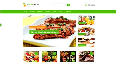 PrestaShop 1.7 themes free download for Food and Beverage business