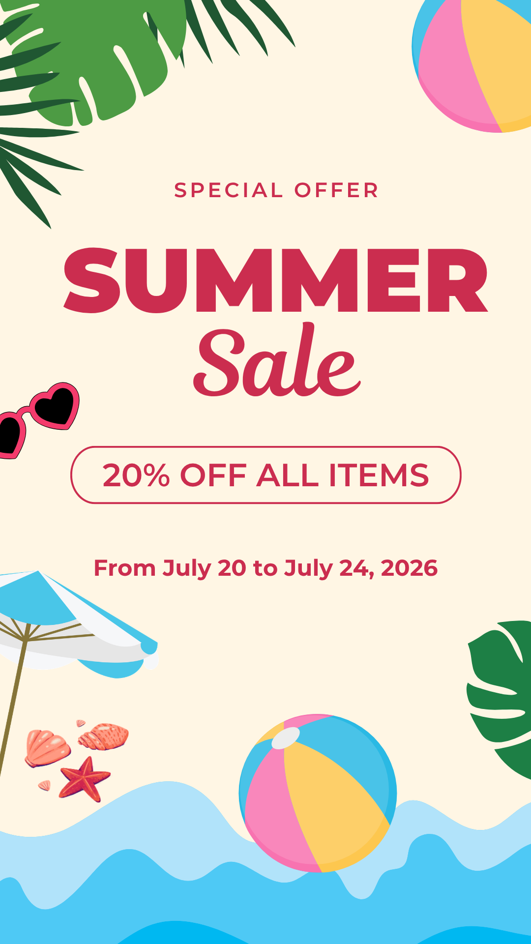 Sale banner for sidebar