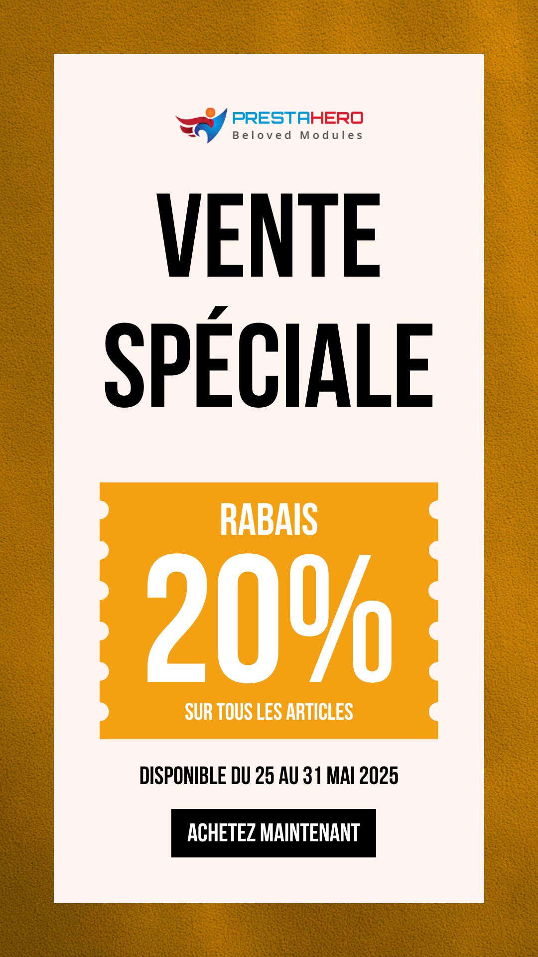 Sale banner for sidebar