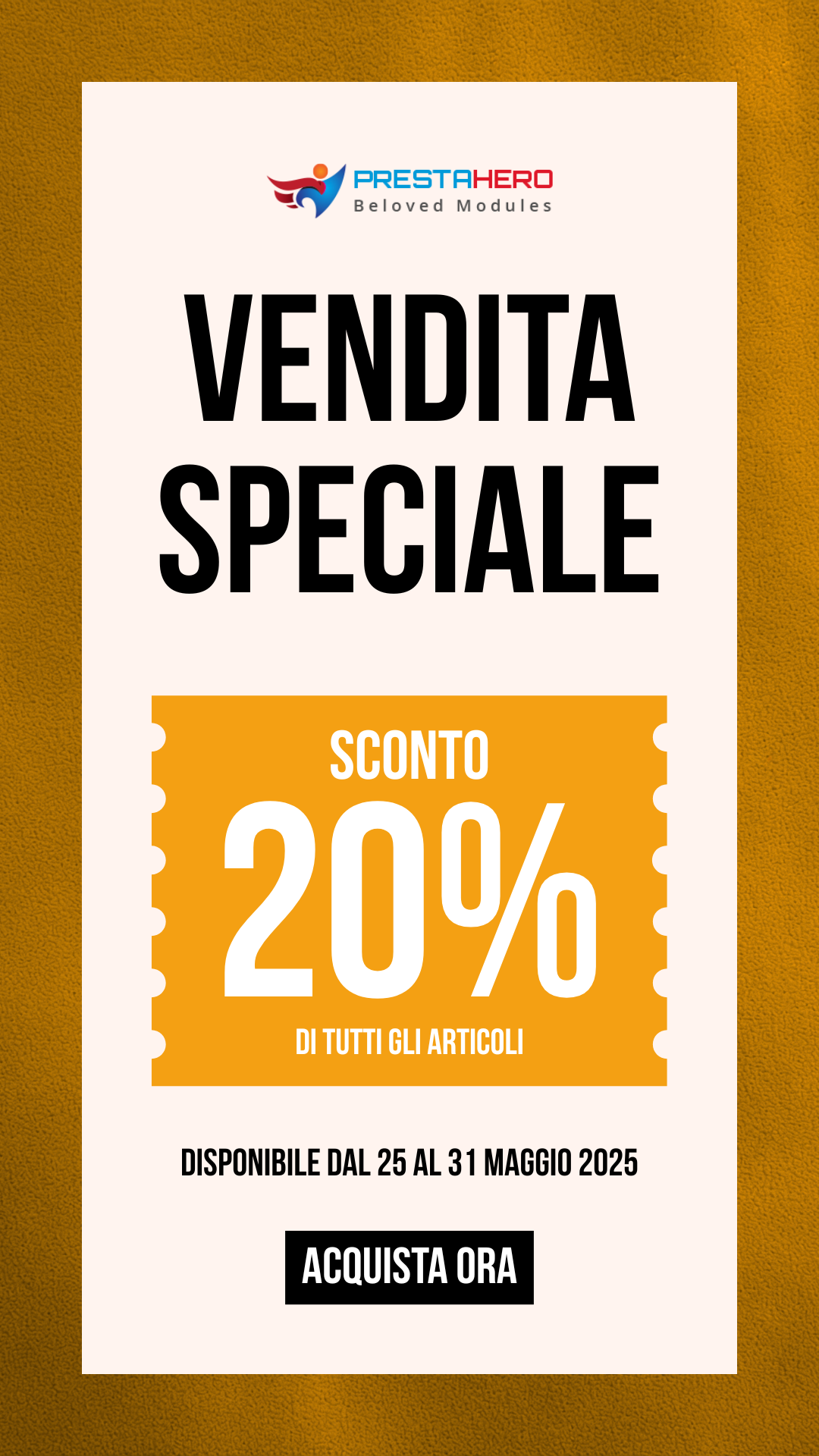 Sale banner for sidebar