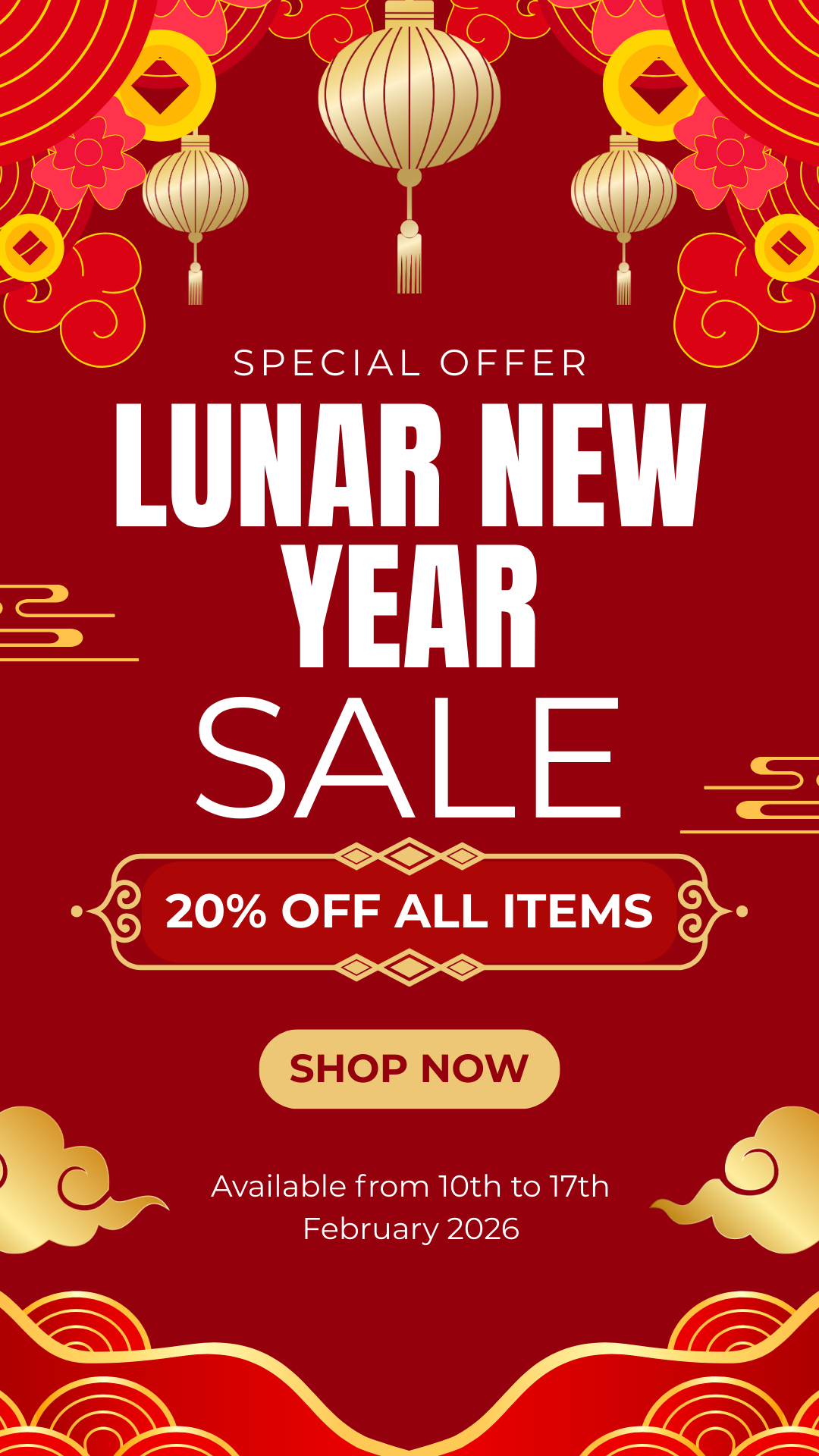 Sale banner for sidebar