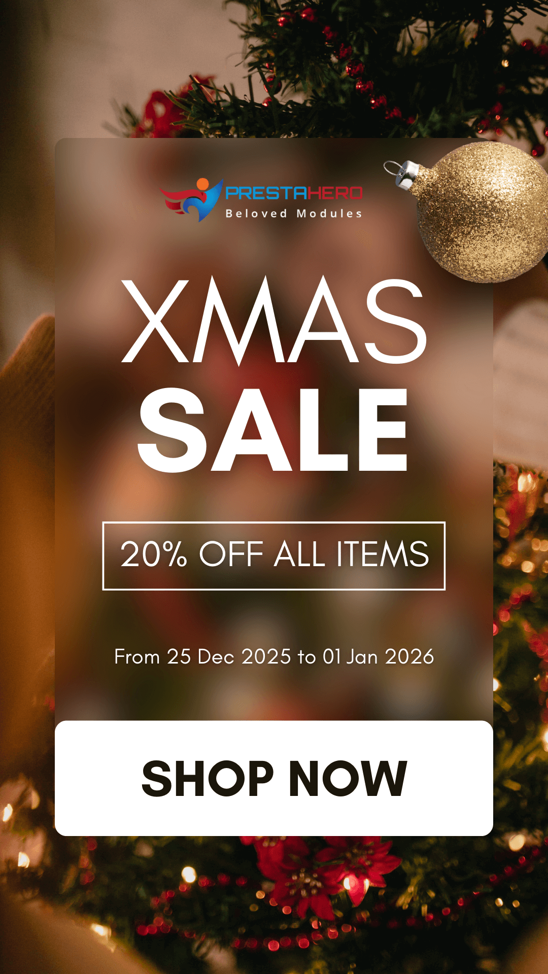 Sale banner for sidebar