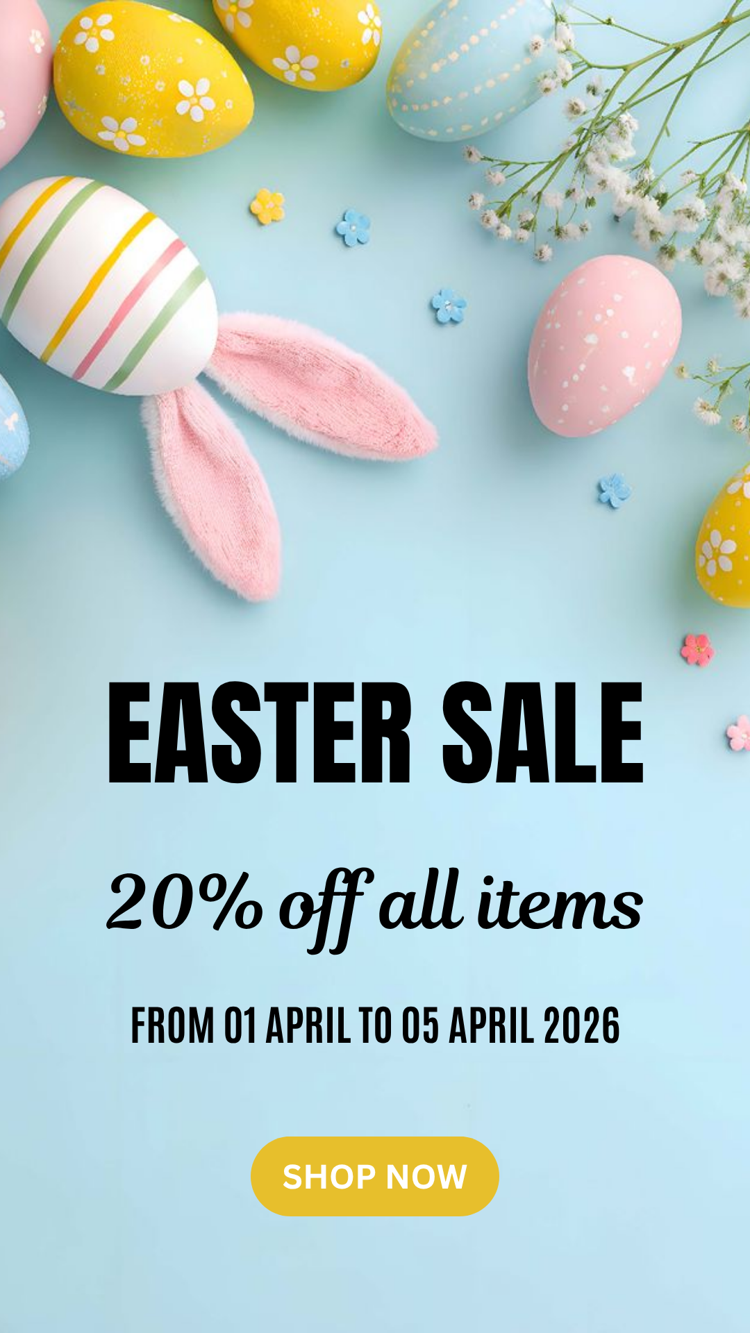 Sale banner for sidebar