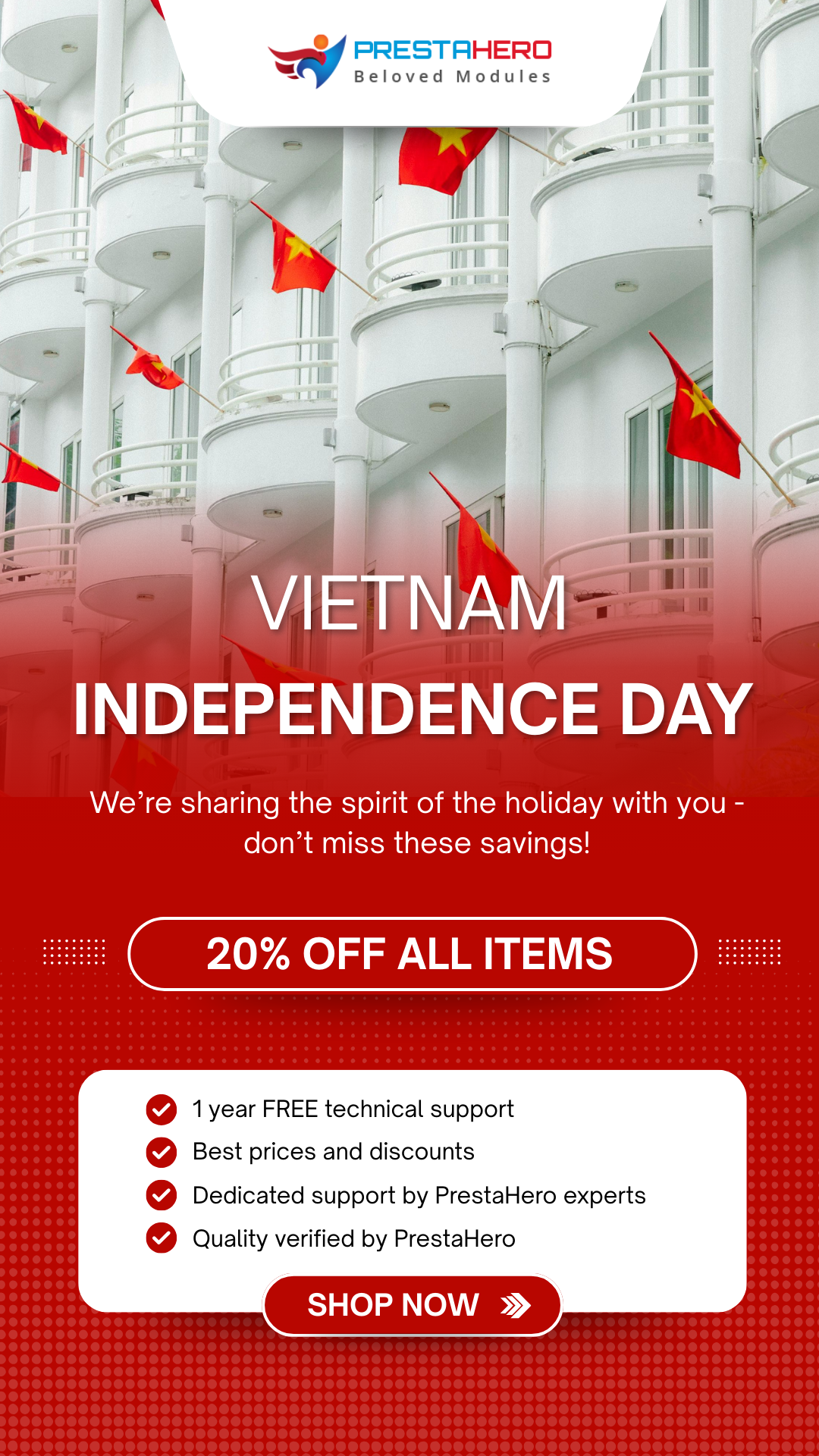 Sale banner for sidebar